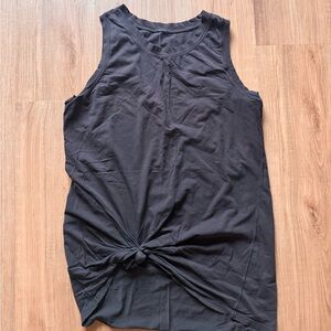 lululemon athletica Black Knot-Front Tank Top